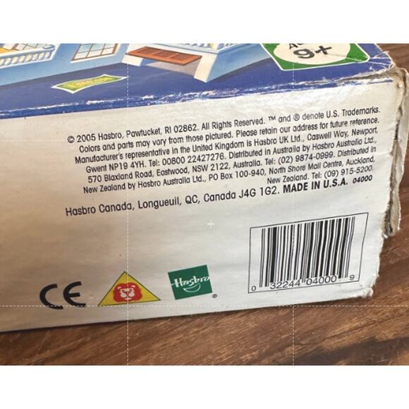 Game of Life Replacement Pieces Parts 7 White Plastic Buildings Houses 2005 - Picture 6 of 6